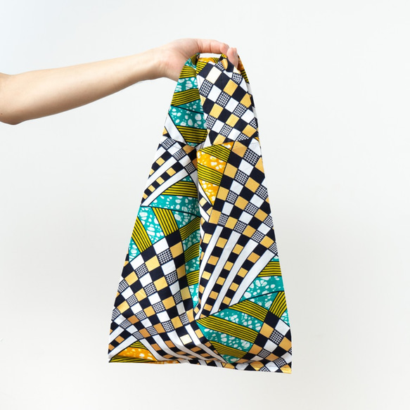 African Wax Print Fabric Pocketbag Bag開普敦1978年（M尺寸） 第6張的照片