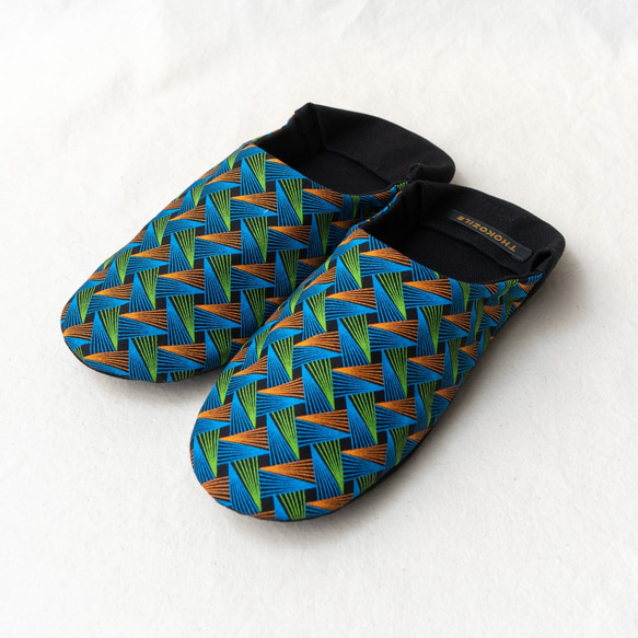 \免運費！ / Shweshwe Fabric Babouche Geometric [M 碼] 第2張的照片