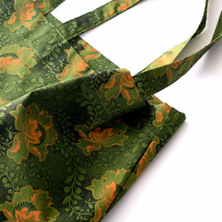 GREEN FLOWER TOTE 第4張的照片