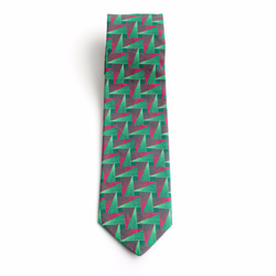 GREEN GEOMETRIC TIE 2枚目の画像