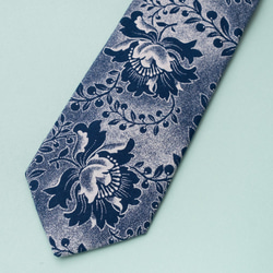 靛藍花·非洲Schwebrew領帶 第2張的照片