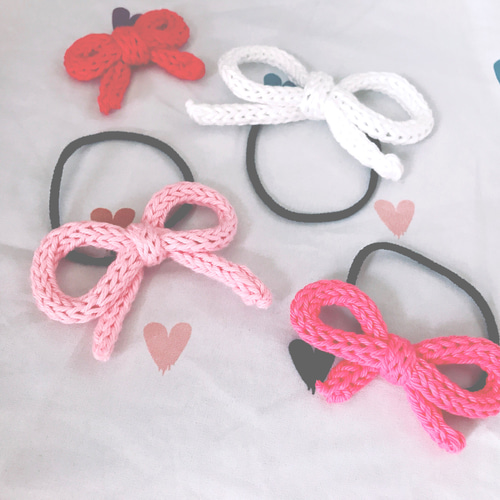 オーダーページ ヘアアクセサリー ウールレター ヘアゴム みなひょん 