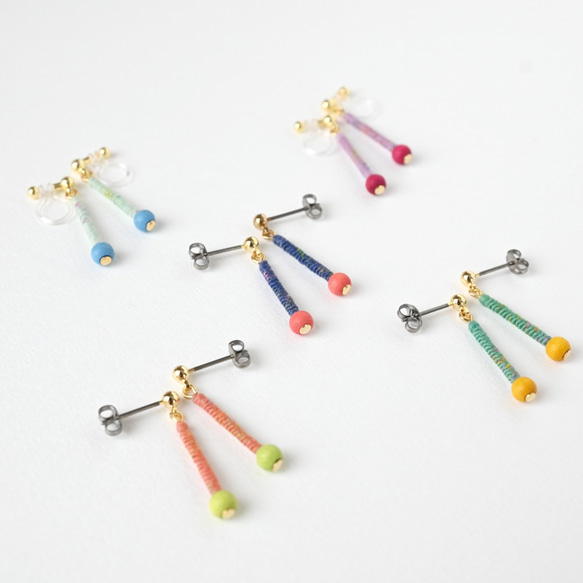 まきまきスティックピアス/イヤリング 7枚目の画像