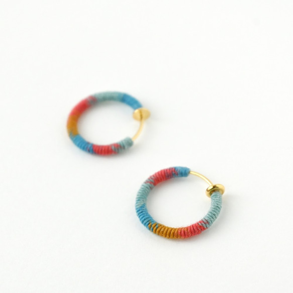 まきまきフープピアス（mix3） 2枚目の画像