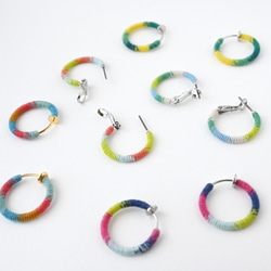 まきまきフープピアス（mix3） 3枚目の画像