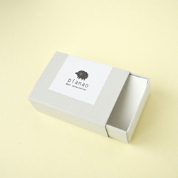 まきまきフープピアス（パープル）　【受注制作】 9枚目の画像