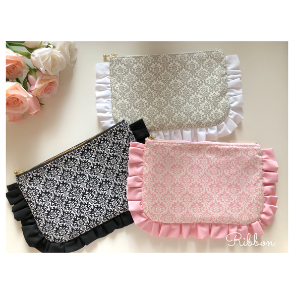 フラットポーチ☆ハンドメイド☆オーダーページ【ミニ】72 フラットポーチ☆ハンドメイド☆オーダーページ【ミニ】72