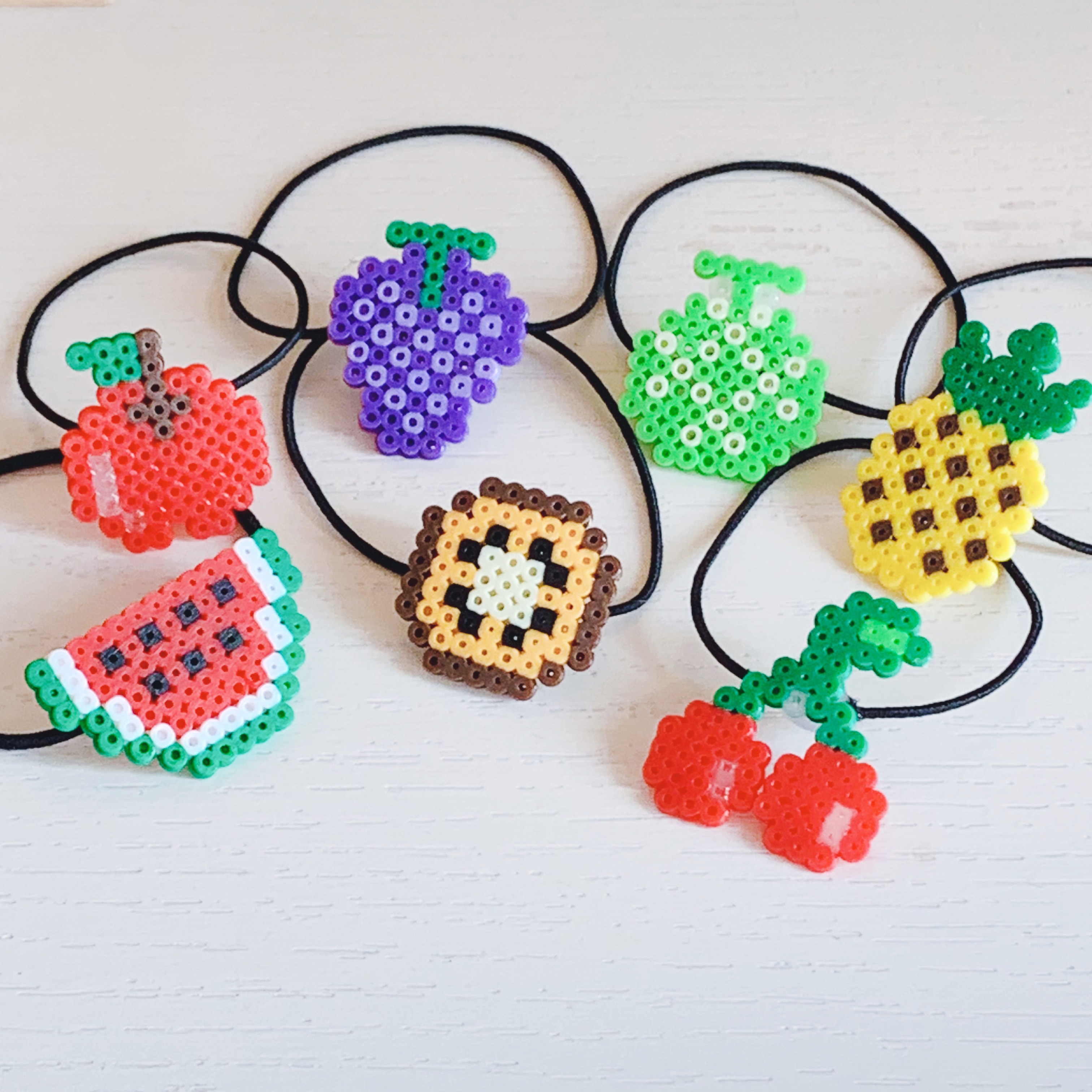 フルーツヘアゴム 半円形