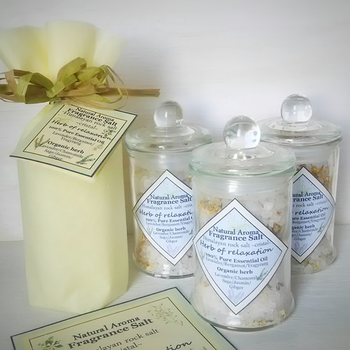 fragranceクリスタルソルト～リラックスハーブ～ ヒマラヤ岩塩+天然