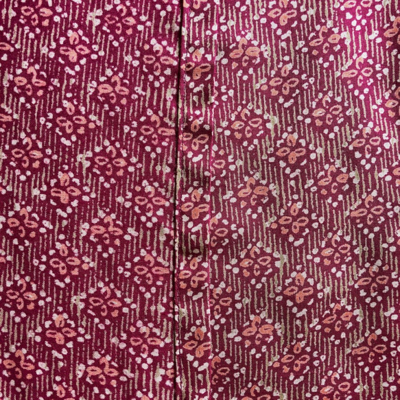 エスニック柄　ビスコース　巻パンツ　ほっそり巻64㎝　M丈90㎝　　№21018 5枚目の画像
