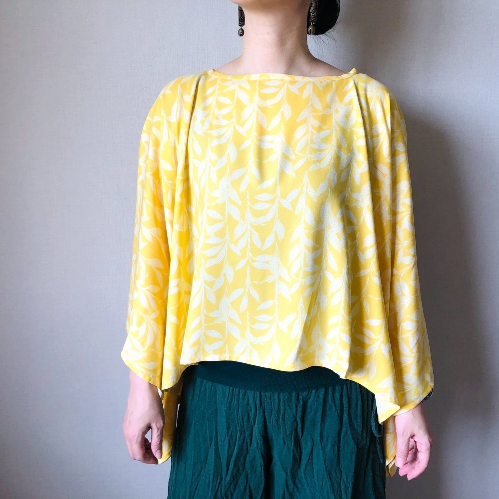 ひらひらプルオーバー　ひらぷる　№003003　エスニック柄　ビスコース