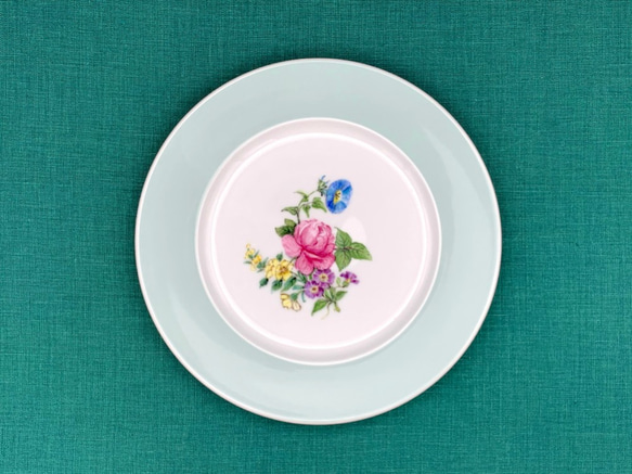 花束のデザート皿Ｃ 1枚目の画像
