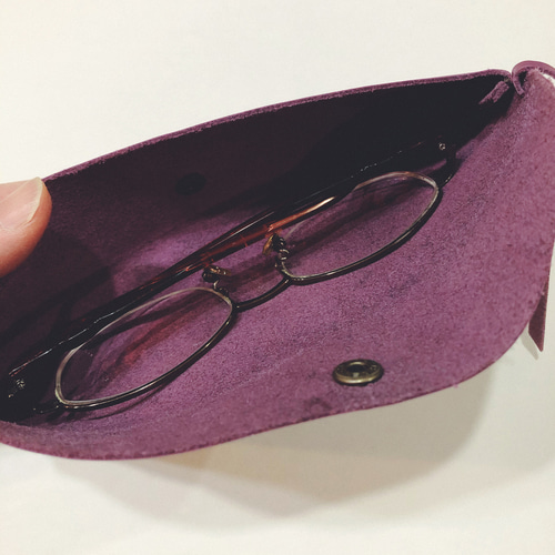 レザークラフトキット】レザーペンケース（メガネケース）キット