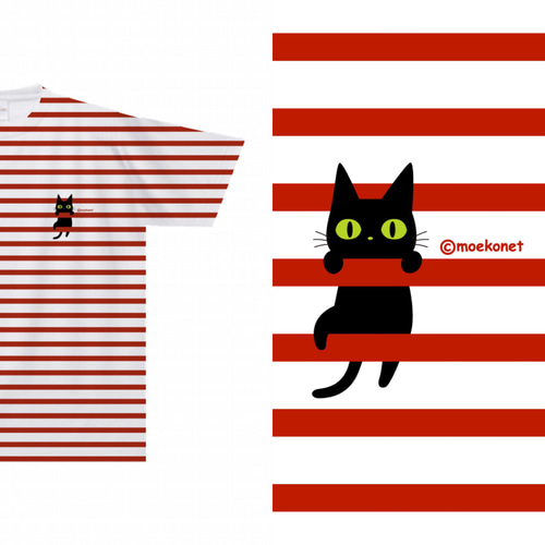 ファミリア　猫デザインボーダーTシャツ100cm Tシャツ｜ファミリア公式オンラインショップ | ファミリア公式サイト