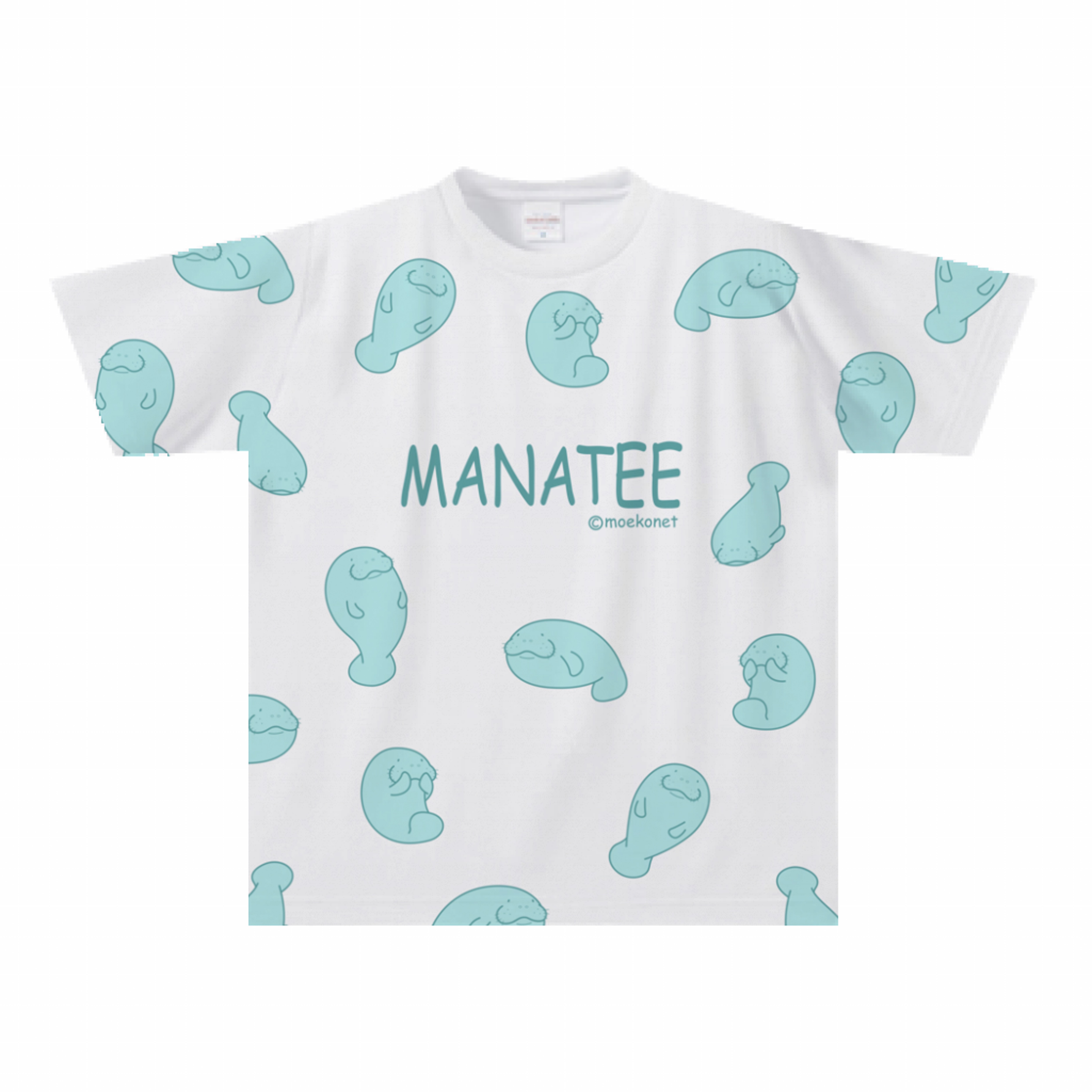 マナティー　Tシャツ マナティーシャツ！マナティーの解剖学シャツ、自然シャツ、海洋
