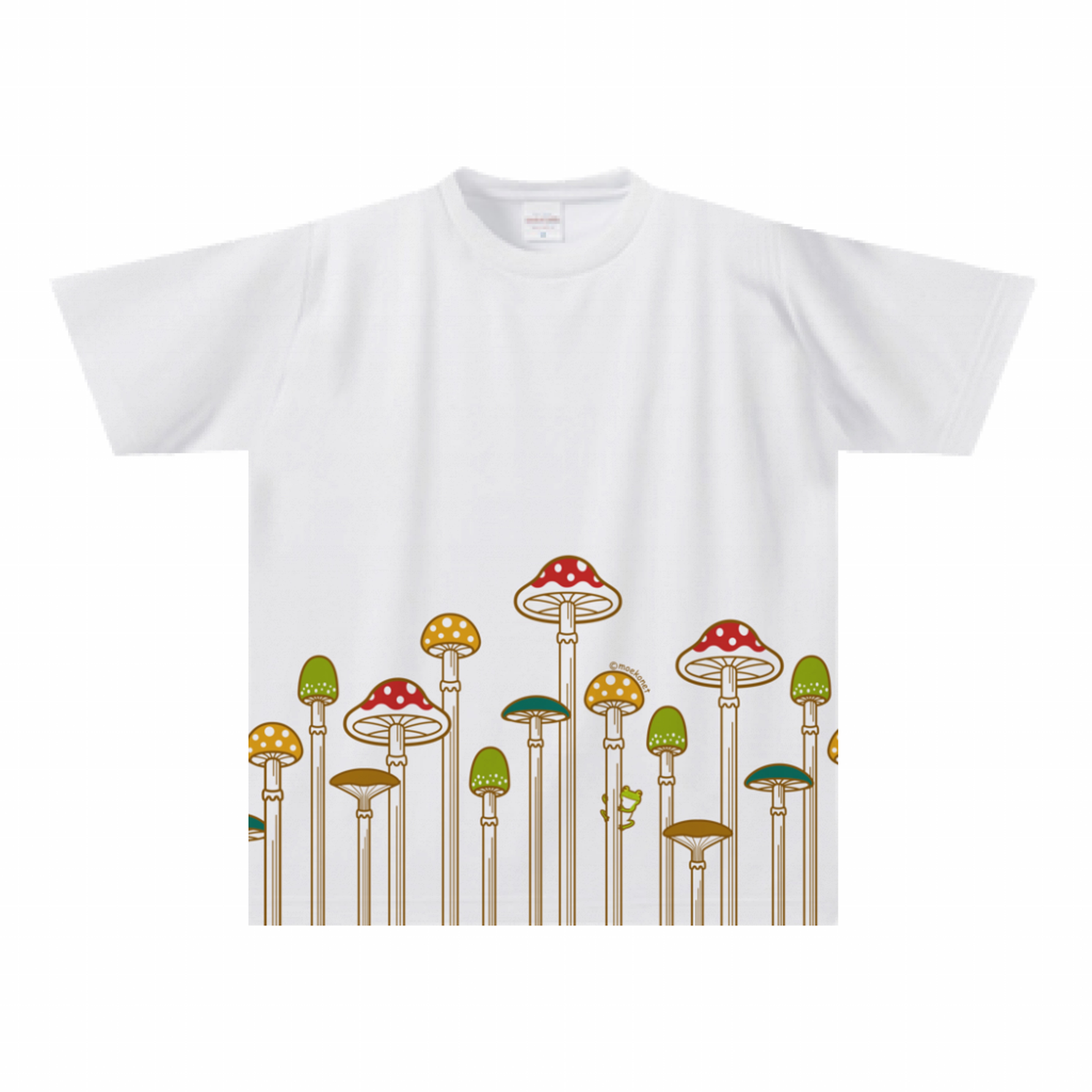 きのこ　HYTERIC グラフィックTシャツ Lサイズ LIBERTY GRAPHICS(リバティグラフィックス) MUSHROOMS Tシャツ