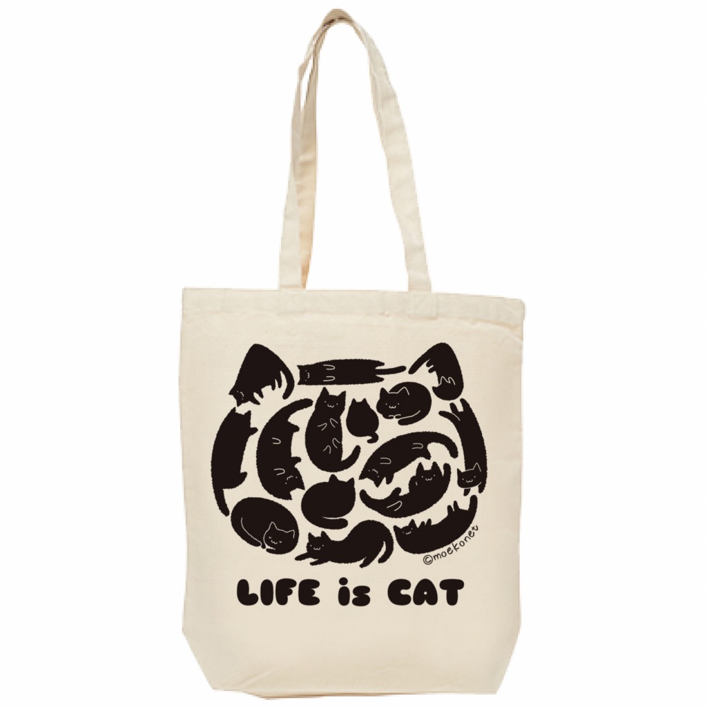 黒猫だらけトート(名入れOK) トートバッグ moekonet.moo.jp 通販