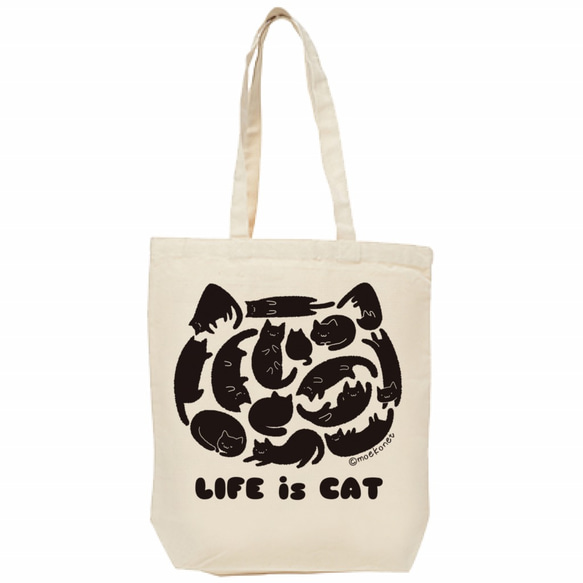 黒猫だらけトート(名入れOK) トートバッグ moekonet.moo.jp 通販