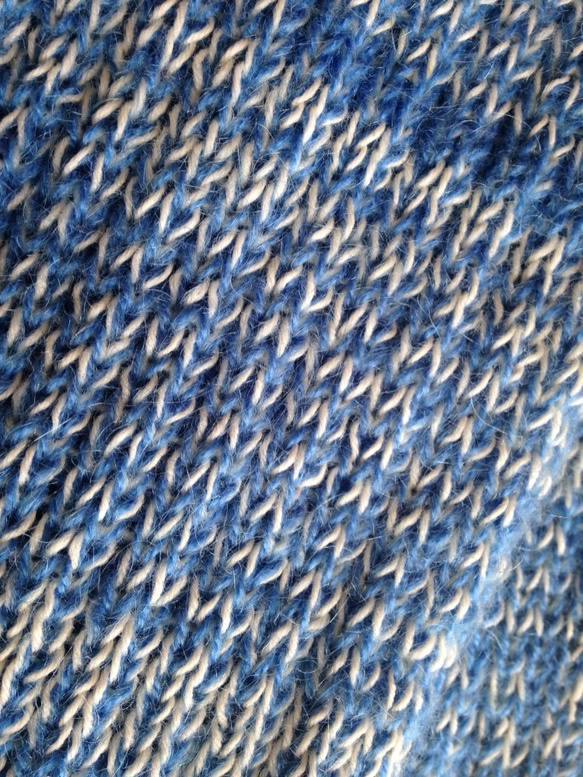 秋冬季長腿套，淺藍色x白色（最左側） 第3張的照片