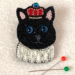 丸顔のキング　黒猫 3枚目の画像