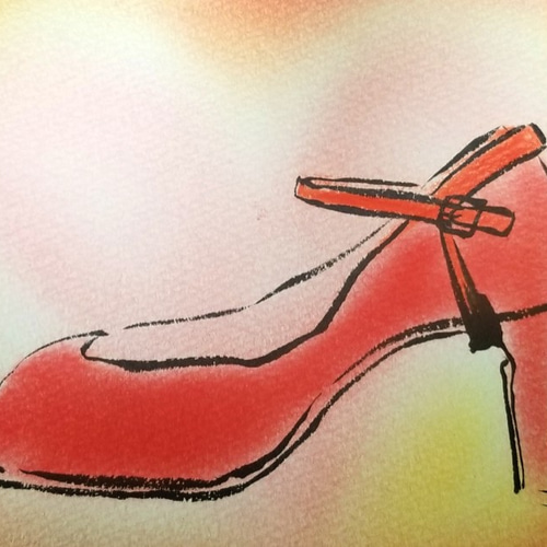 赤い靴 イラスト 絵本作家のふらんす語屋さんまいちゃん 通販 9992296