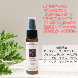 【CASSIS&ROSE】30ml マスクスプレー　アロマスプレー★2本以上送料無料★ 2枚目の画像