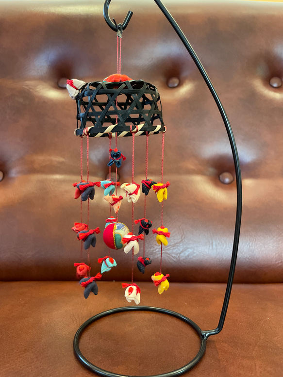 吊るし飾り つるし雛 つるし飾り 吊るし雛 吊るし飾り 桜うさぎ 特小 台付き