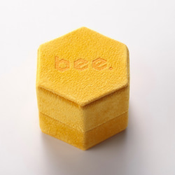 カラーストーン リング「 bee 」リング【 オレンジ 】シトリン・11.5号 7枚目の画像