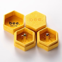 カラーストーン リング「 bee 」リング【 オレンジ 】シトリン・11.5号 8枚目の画像