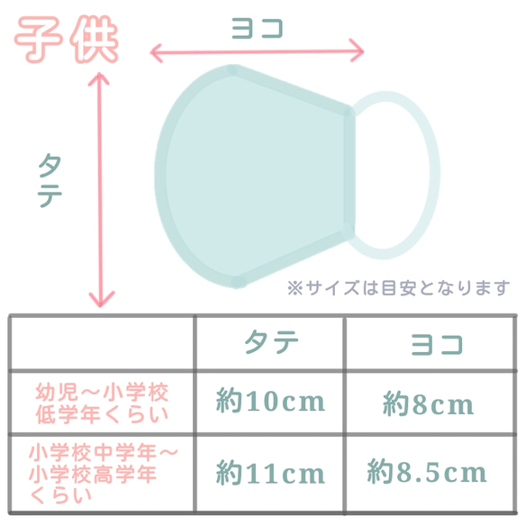 夏マスク 冷感✩.*˚しろくまさんの子供用マスク / ホワイト✩選べる裏地✩選べるサイズ✩可愛い おしゃれ 通年 幼児 10枚目の画像