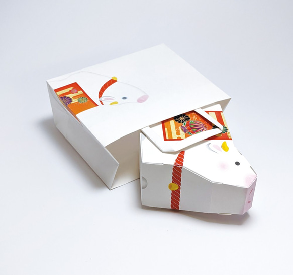 【6点セット】干支ギフトボックス＋ポチ袋＋紙袋 3枚目の画像