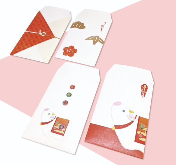 【6点セット】干支ギフトボックス＋ポチ袋＋紙袋 4枚目の画像