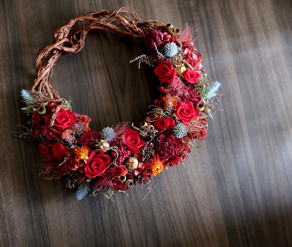 還暦】リース/プリザーブドフラワー リース 花呟-kagen- 通販