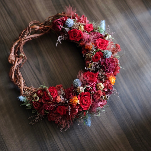 還暦】リース/プリザーブドフラワー リース 花呟-kagen- 通販 12114342