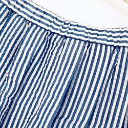 【M】シンプルなストライプロングスカート♪ 2枚目の画像