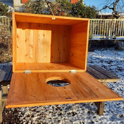 柿渋塗ネコのくつろぎボックス ハウス・小屋 ヒロ工房 通販 11142074