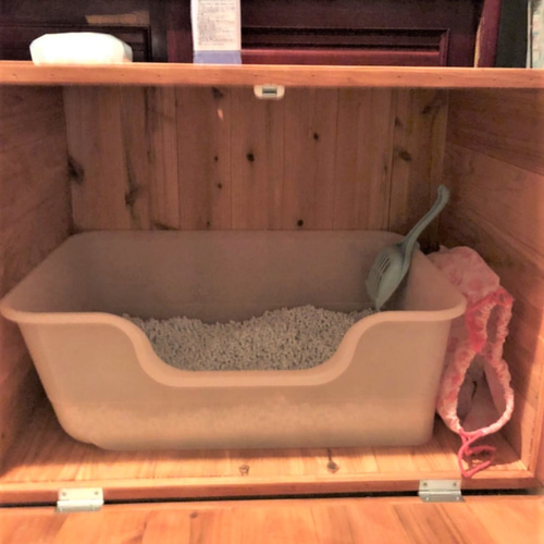 柿渋塗ネコのくつろぎボックス 柿渋塗ネコのくつろぎボックス ハウス