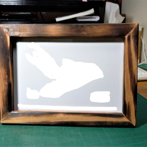 焼き杉 変形額縁 楽天市場】焼杉 【約14×210×1825mm】( 焼き杉 すぎ DIY 木材 模型製作