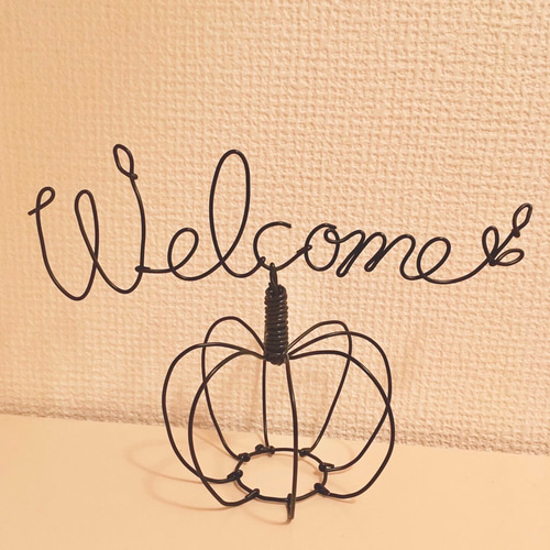 ちーちゃん「ハロウィンリース」「キッチン飾り」ワイヤー