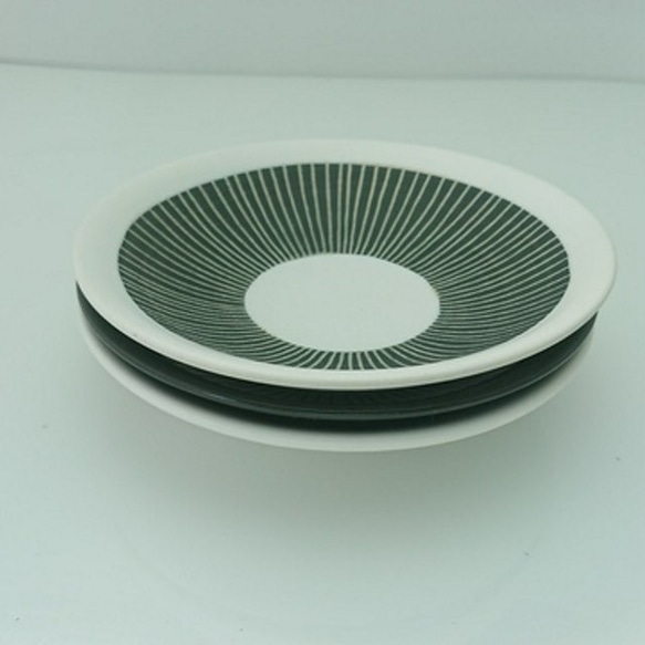 数量限定品ゼブラ　プレートS 11.2cm　ホワイト　小皿 4枚目の画像