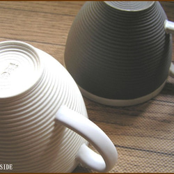 SENDAN　カフェマグカップ 　ブラック・ホワイト　ギフトセット　おうちごはんに　母の日・父の日　おうちカフェ　 4枚目の画像