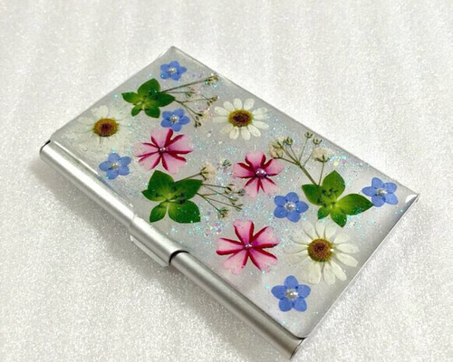 りな様♡専用 押し花ケース オーダー iPhone..etc / マトリカリア × オーニソガラム 押し花ケース