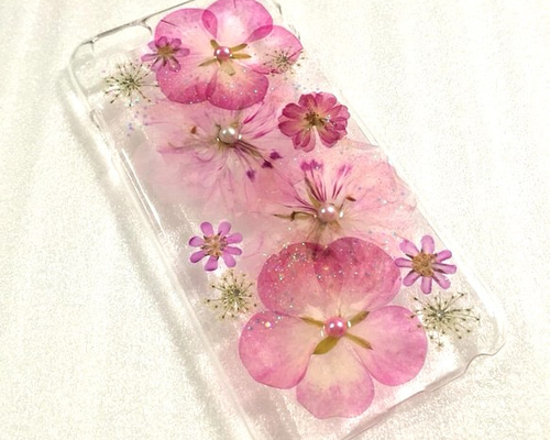 iPhone6.6S 押し花ケース お値下げ中 楽天市場】iphone6s クリアケース 押し花の通販