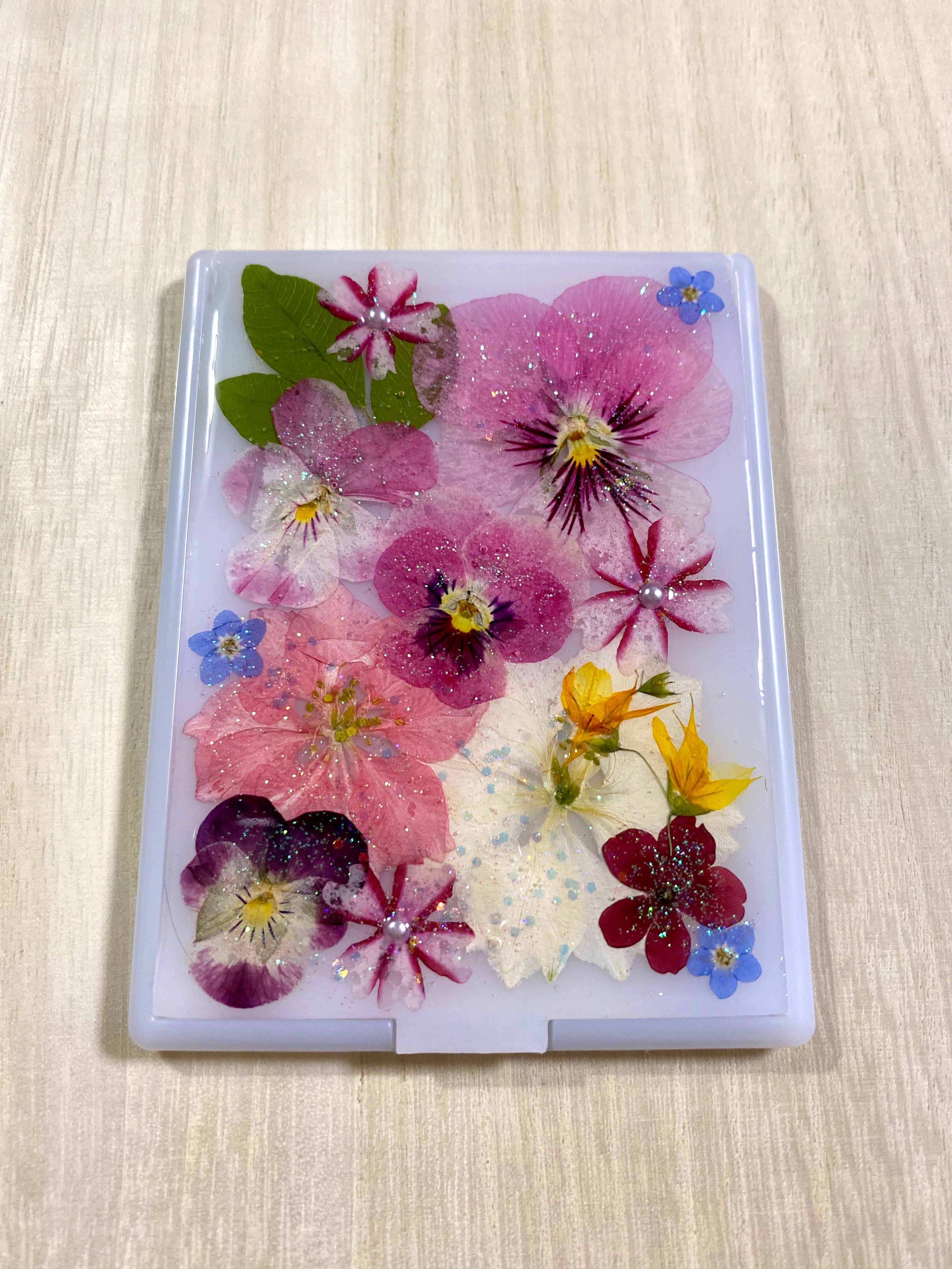 押し花ミラー❤️ビオラ 【公式通販】