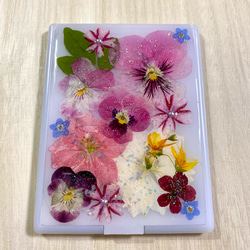 受注製作》押し花コンパクトミラー /手鏡 ＊lovely＊ 手鏡 Lemon no