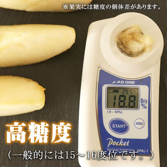 ラ・フランス 約3kg 大玉(3～4L)×8～9玉 山形産 プレミアム ラフランス 洋梨 洋ナシ 洋なし おとりよせ 4枚目の画像