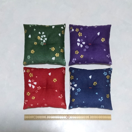 ミニ座布団 置物用 無地 ハンドメイド ミニチュア - メルカリ
