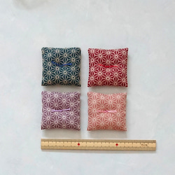 ミニ座布団 置物用 麻の葉 オーダーページ ハンドメイド