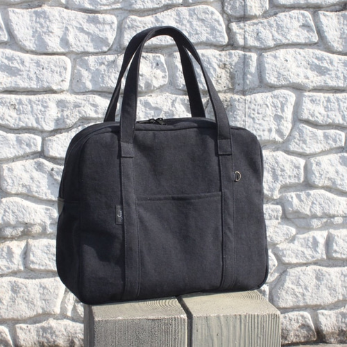 新品　ボストンバッグ 黒 国産牛革のボストンバッグ 黒｜かばん｜中川政七商店 公式サイト