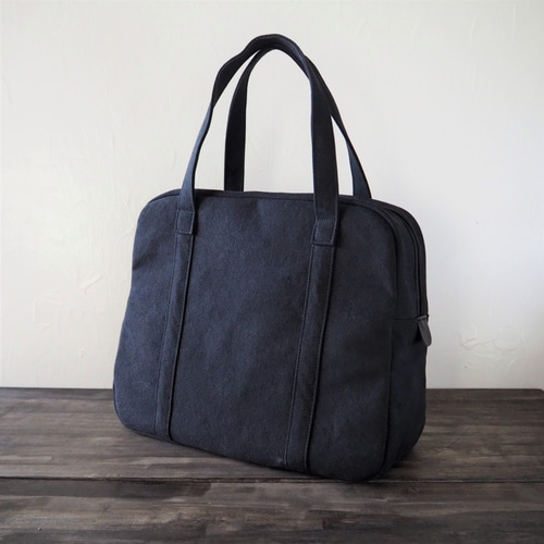 クラッシックボストンバッグ（大・黒） ボストンバッグ Mizua